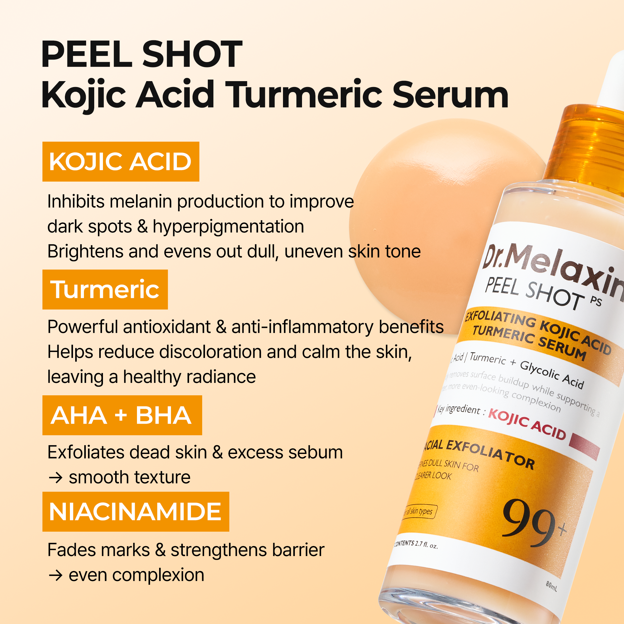 Peel Shot Glow Rice Ampoule Duo & Kojic Acid Duo - image 10