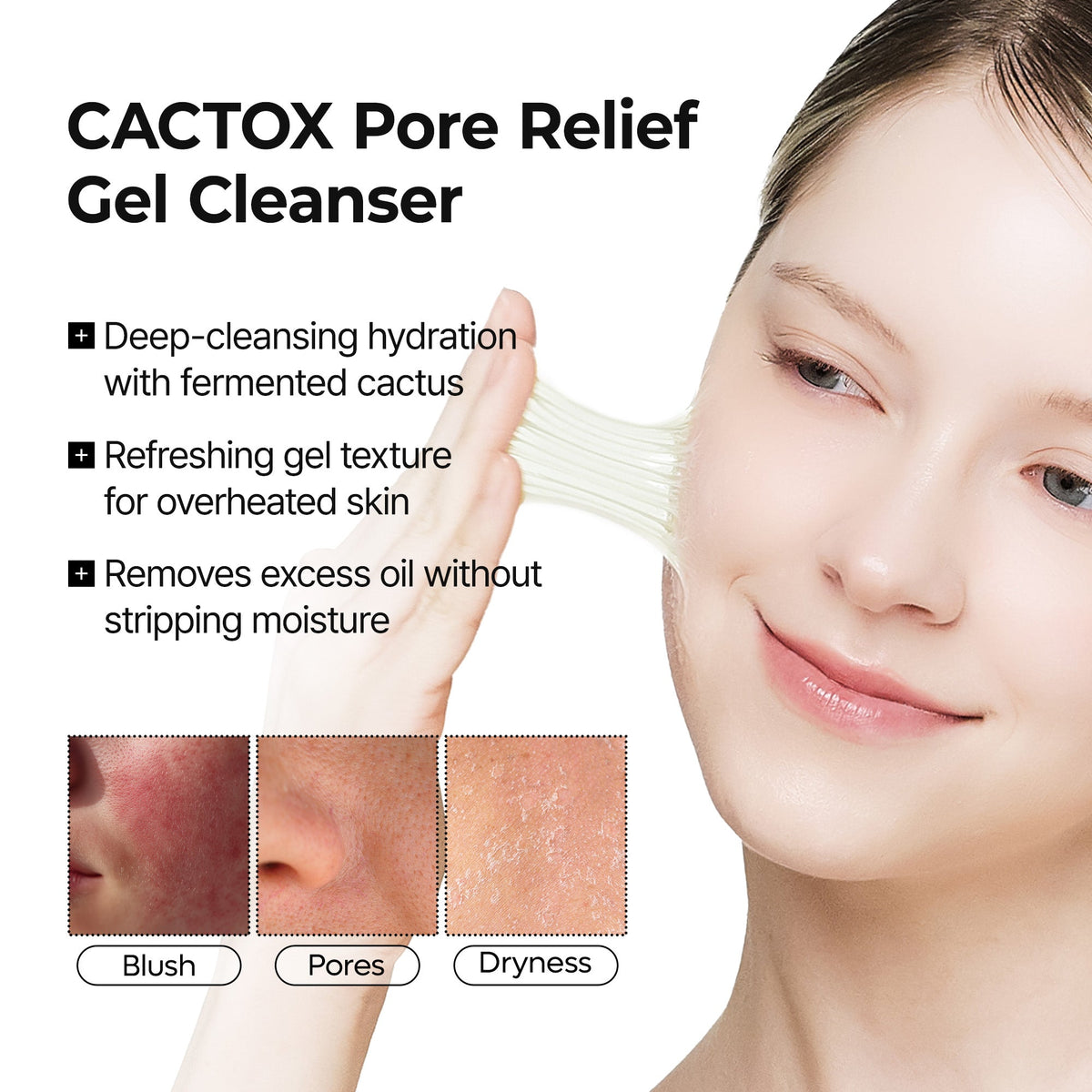 Cactox Pore Relief Gel Cleanser - image 3