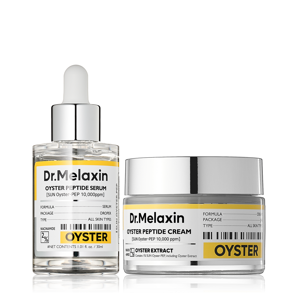 Oyster Pep-3 Renewal Serum & Cream Duo - image 1